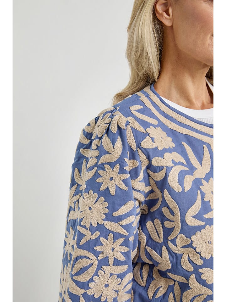 Dámska bunda Josephine & Co Hellblau/ Beige 287102 Übergangsjacke "Daaf" in Hellblau/ Beige - 5