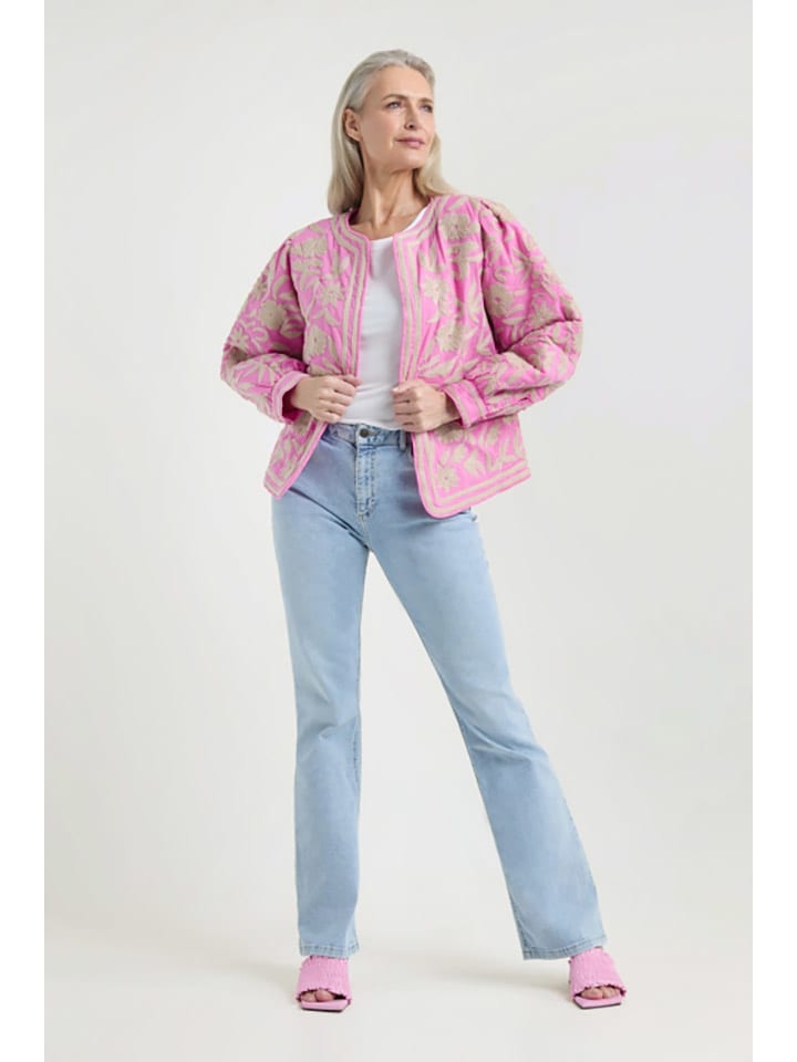 Dámska bunda Josephine & Co Rosa/ Beige 4145805 Übergangsjacke "Daaf" in Rosa/ Beige - 3