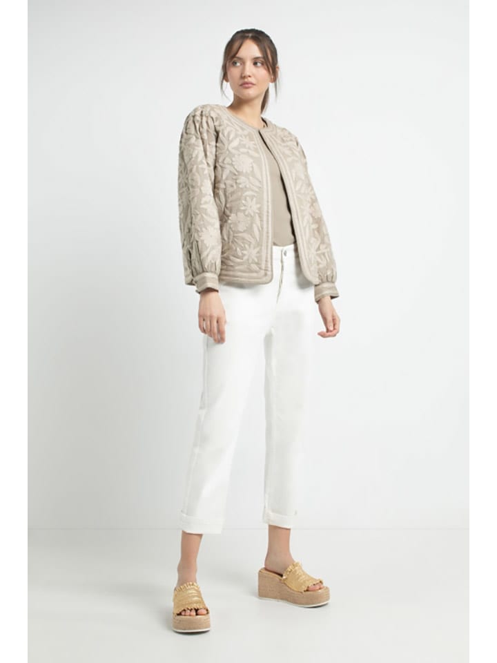 Dámska bunda Josephine & Co Oliv/ Creme 2521280 Übergangsjacke "Daaf" in Oliv/ Creme - 3