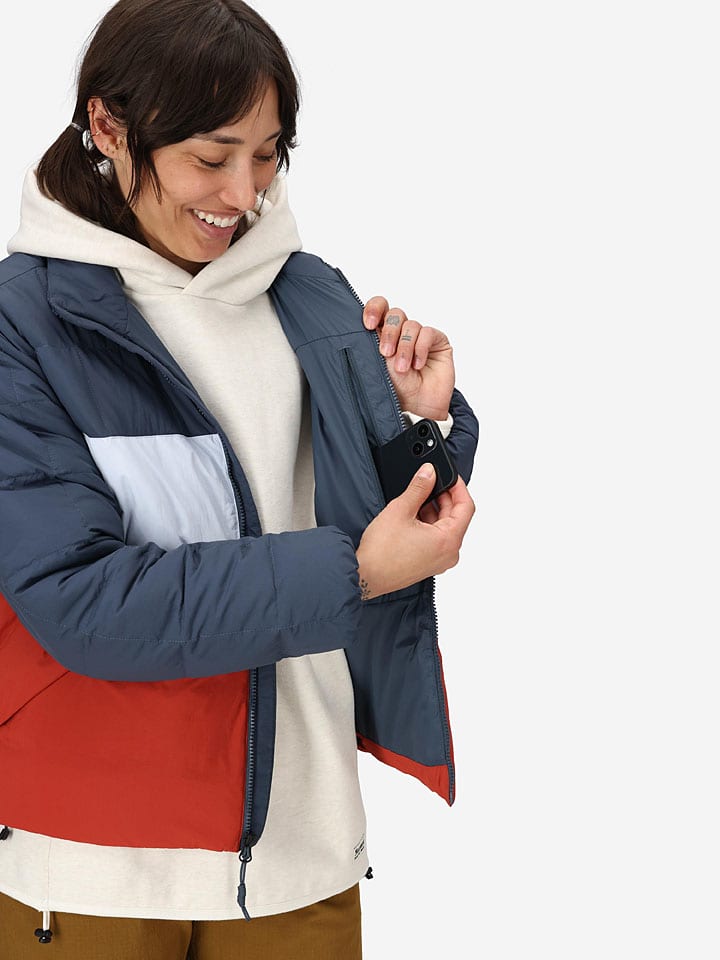 Dámska bunda Marmot Dunkelblau/ Weiß/ Rot 2825888 Steppjacke "Ares" in Dunkelblau/ Weiß/ Rot - 4
