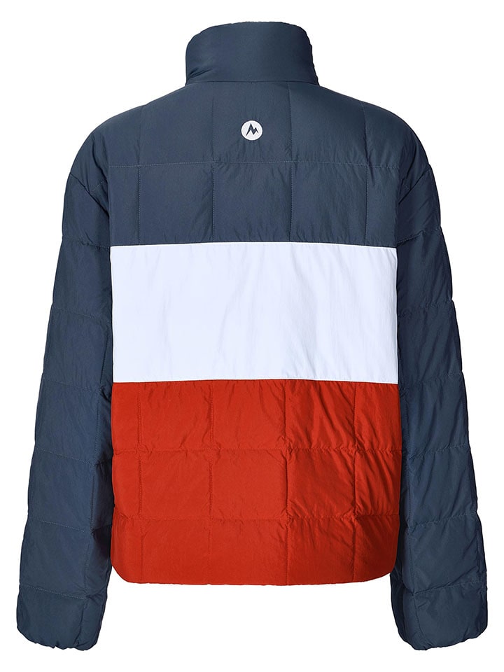 Dámska bunda Marmot Dunkelblau/ Weiß/ Rot 2825888 Steppjacke "Ares" in Dunkelblau/ Weiß/ Rot - 7