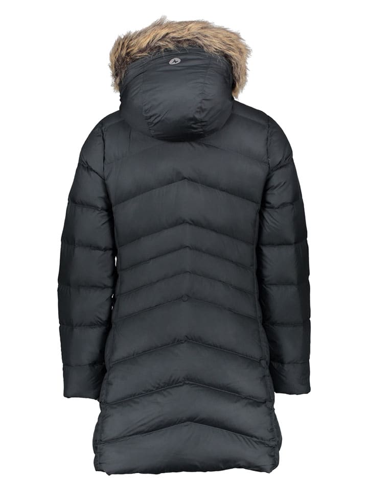 Dámska bunda Marmot Schwarz 1020105 Steppmantel in Schwarz - 2