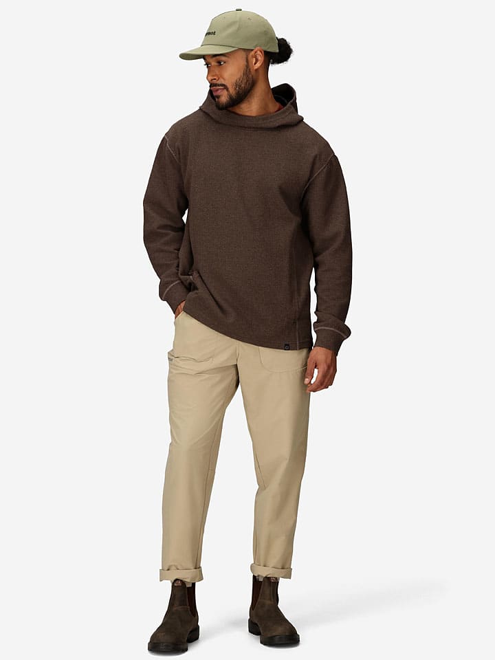 Mikina Marmot Braun 9391078 Hoodie "Ridge Tech" in Braun - 8
