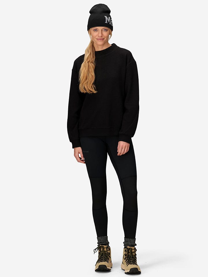 Sveter Marmot Schwarz 8961748 Pullover "Ridge Tech" in Schwarz - 5