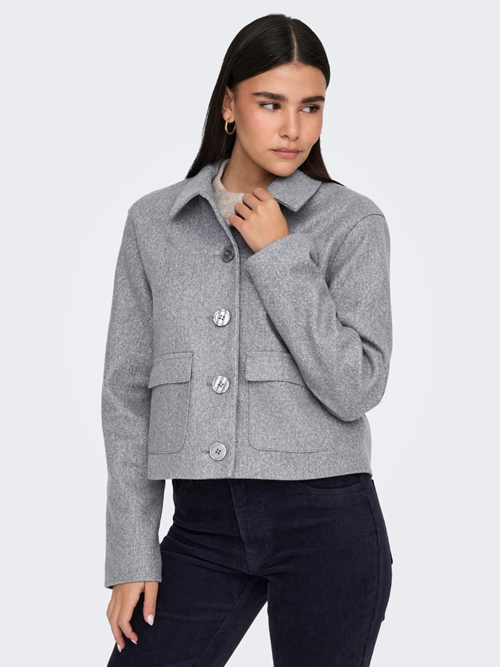 Dámska bunda JDY Grau 8260200 Übergangsjacke in Grau - 3