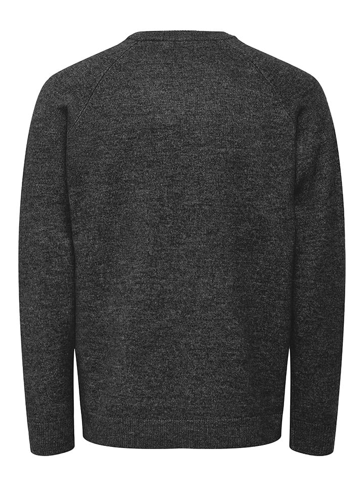 Sveter ONLY & SONS Anthrazit 5296461 Pullover "Thomas" in Anthrazit - 2