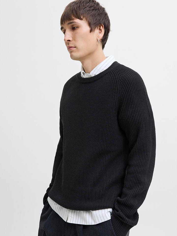 Sveter Jack & Jones Schwarz 846467 Pullover in Schwarz - 3