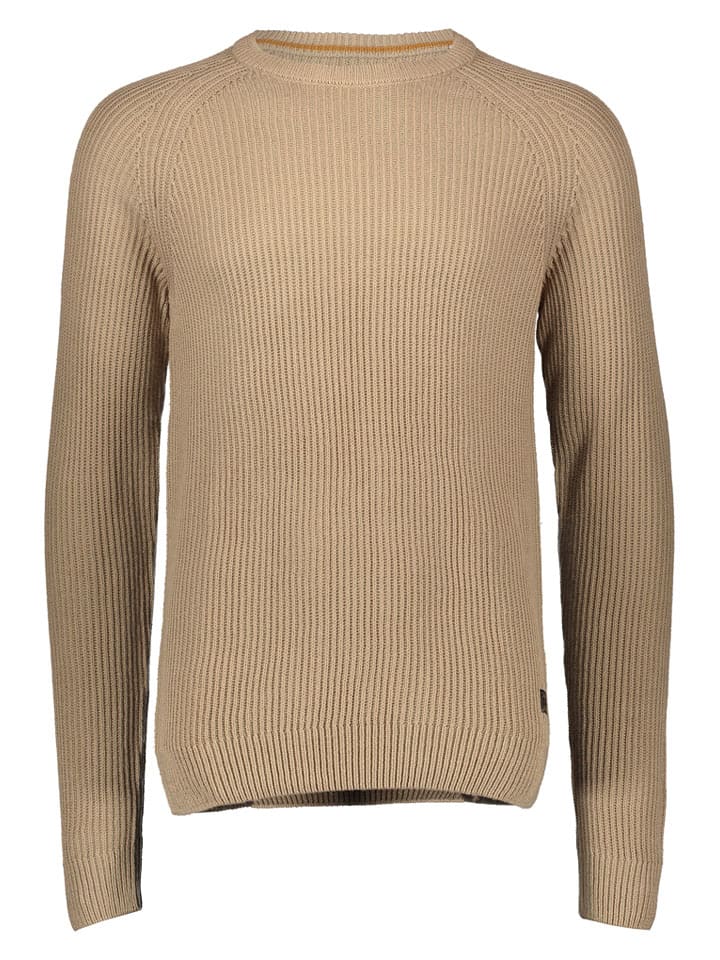 Sveter Jack & Jones Hellbraun 595548 Pullover "Pannel" in Hellbraun - 1