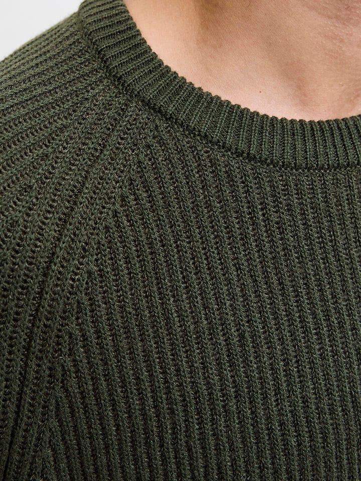Sveter Jack & Jones Khaki 9131060 Pullover in Khaki - 4