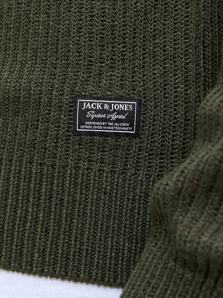 Sveter Jack & Jones Khaki 9131060 Pullover in Khaki - 5