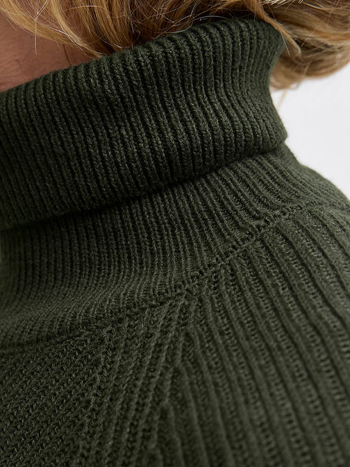 Sveter Jack & Jones Khaki 969980 Rollkragenpullover in Khaki - 4