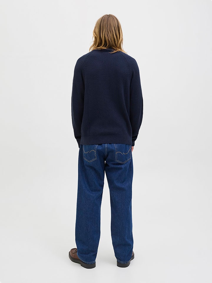 Sveter Jack & Jones Dunkelblau 1150771 Rollkragenpullover in Dunkelblau - 3