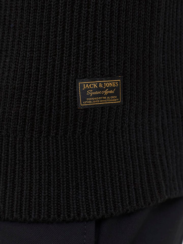 Sveter Jack & Jones Schwarz 3376161 Cardigan in Schwarz - 4