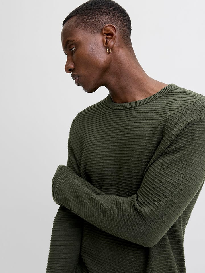 Sveter Jack & Jones Khaki 2347076 Pullover in Khaki - 5