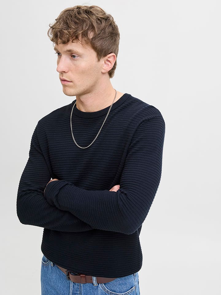 Sveter Jack & Jones Dunkelblau 3488547 Pullover in Dunkelblau - 4