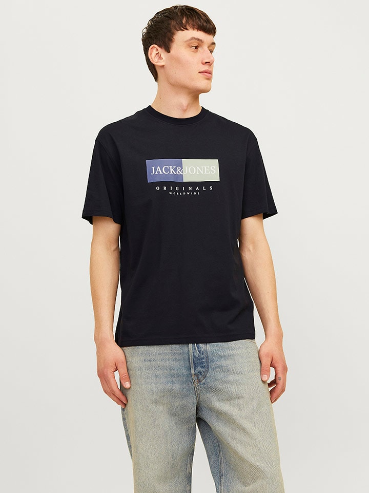 Tričko Jack & Jones Schwarz 779041 Shirt in Schwarz - 3