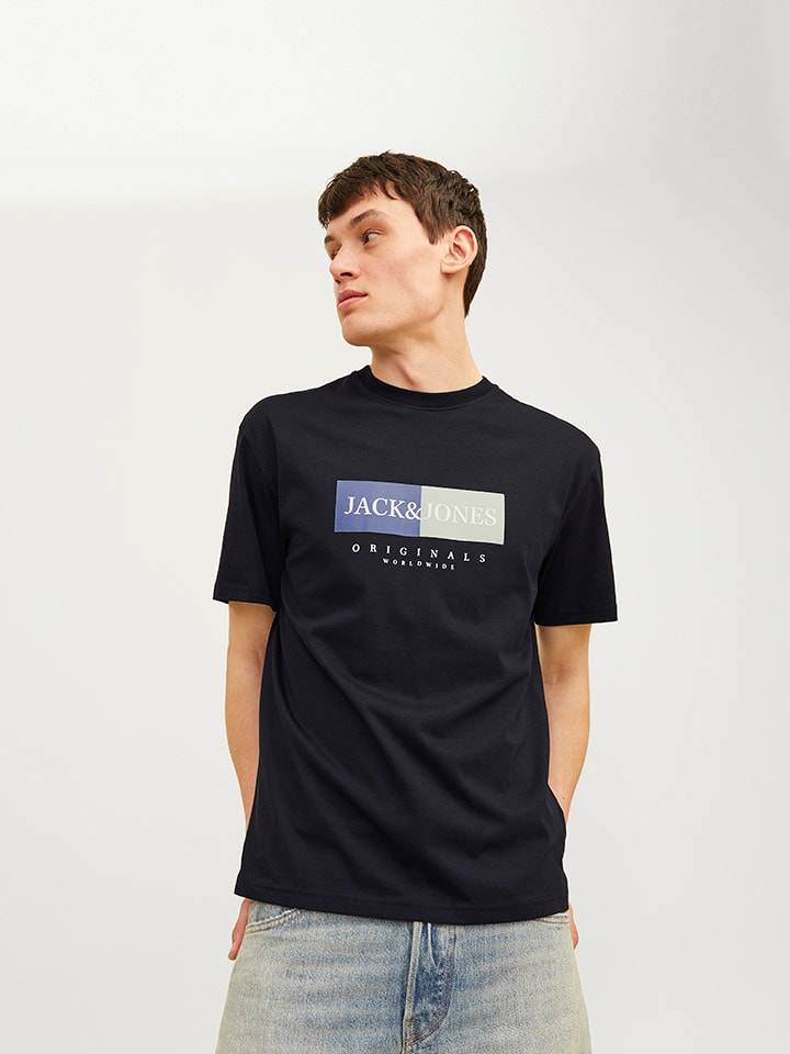 Tričko Jack & Jones Schwarz 779041 Shirt in Schwarz - 4