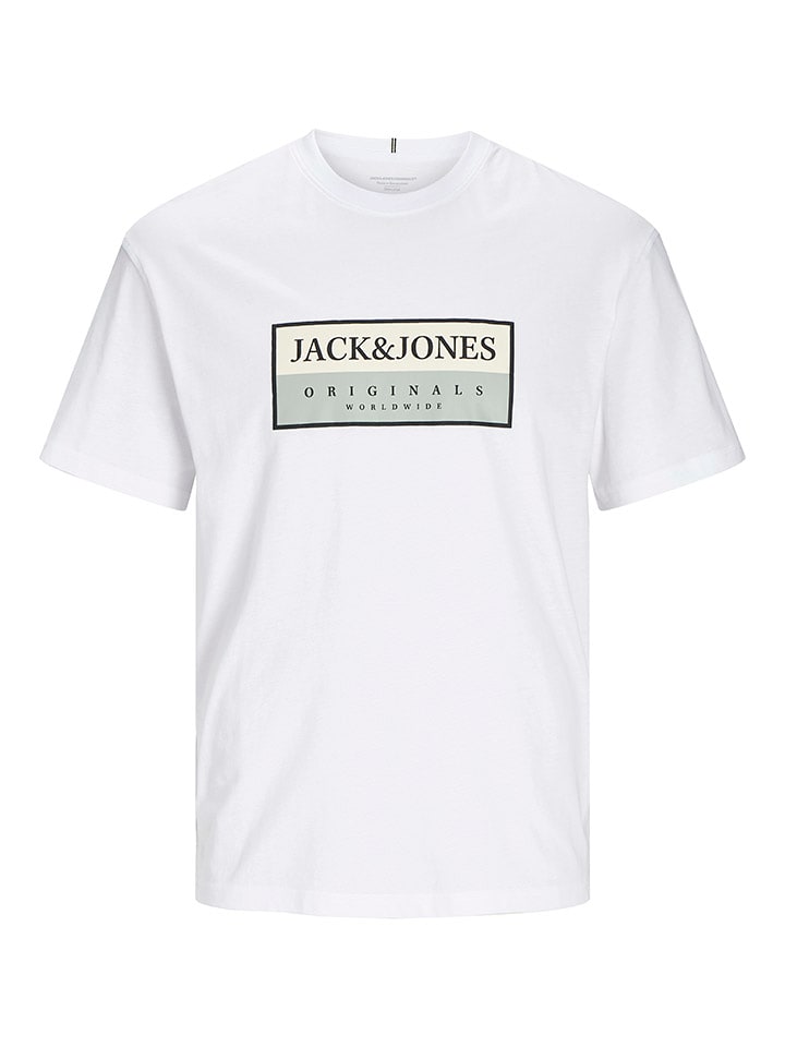 Tričko Jack & Jones Weiß 7356451 Shirt in Weiß - 7