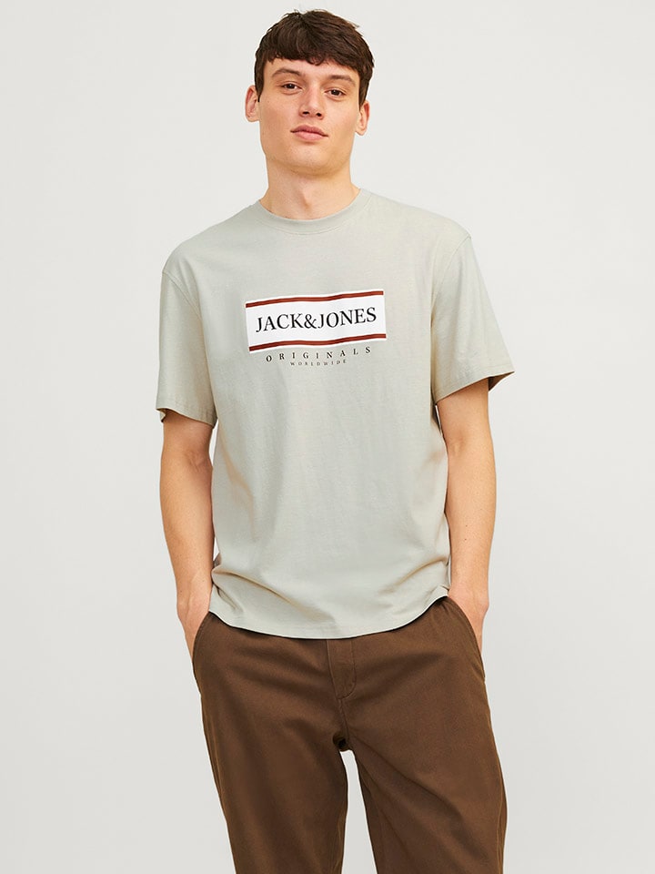 Tričko Jack & Jones Taupe 5123658 Shirt in Taupe - 2