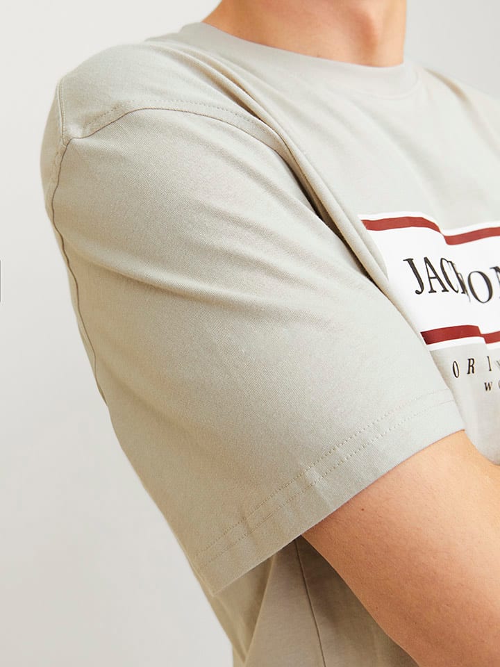 Tričko Jack & Jones Taupe 5123658 Shirt in Taupe - 4