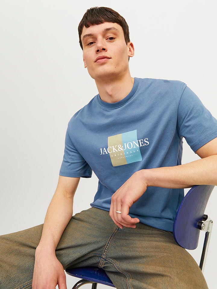 Tričko Jack & Jones Blau 4556885 Shirt in Blau - 4