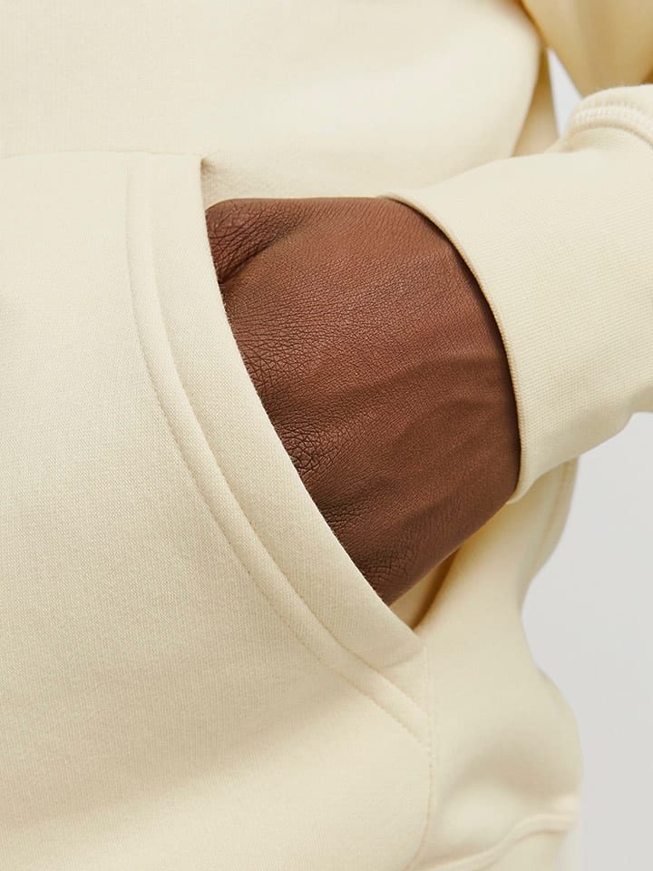 Mikina Jack & Jones Creme 1878050 Hoodie in Creme - 5