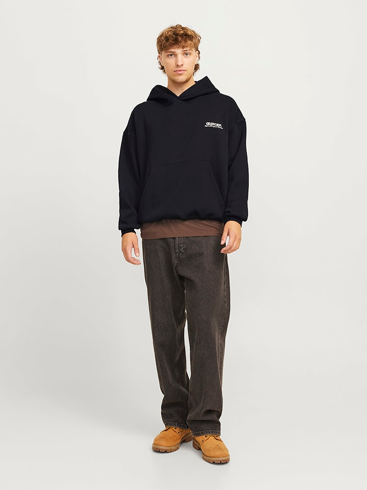 Mikina Jack & Jones Schwarz 8368787 Hoodie in Schwarz - 1