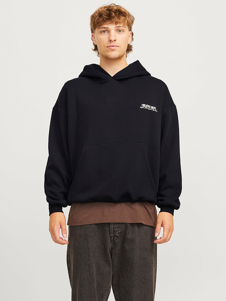Mikina Jack & Jones Schwarz 8368787 Hoodie in Schwarz - 3