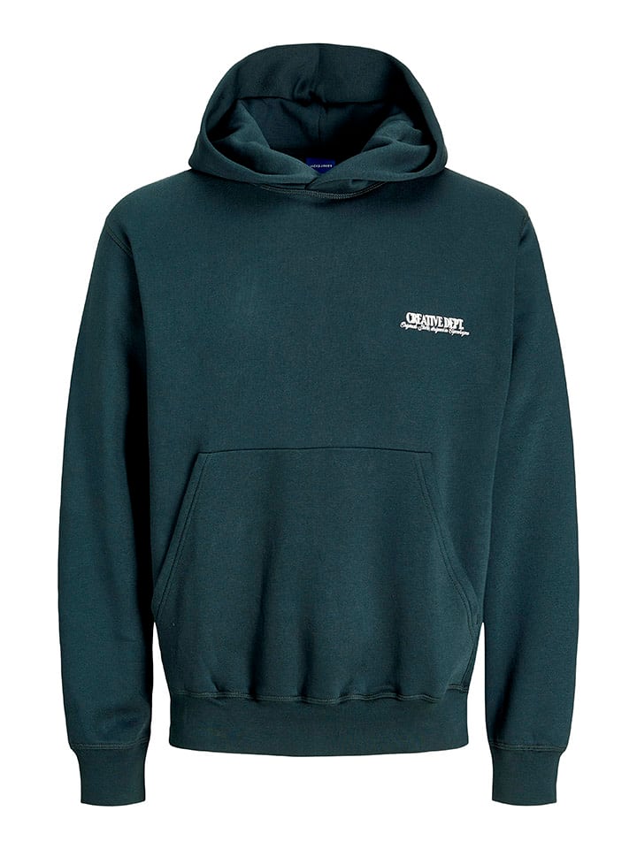 Mikina Jack & Jones Dunkelgrün 1416354 Hoodie in Dunkelgrün - 1