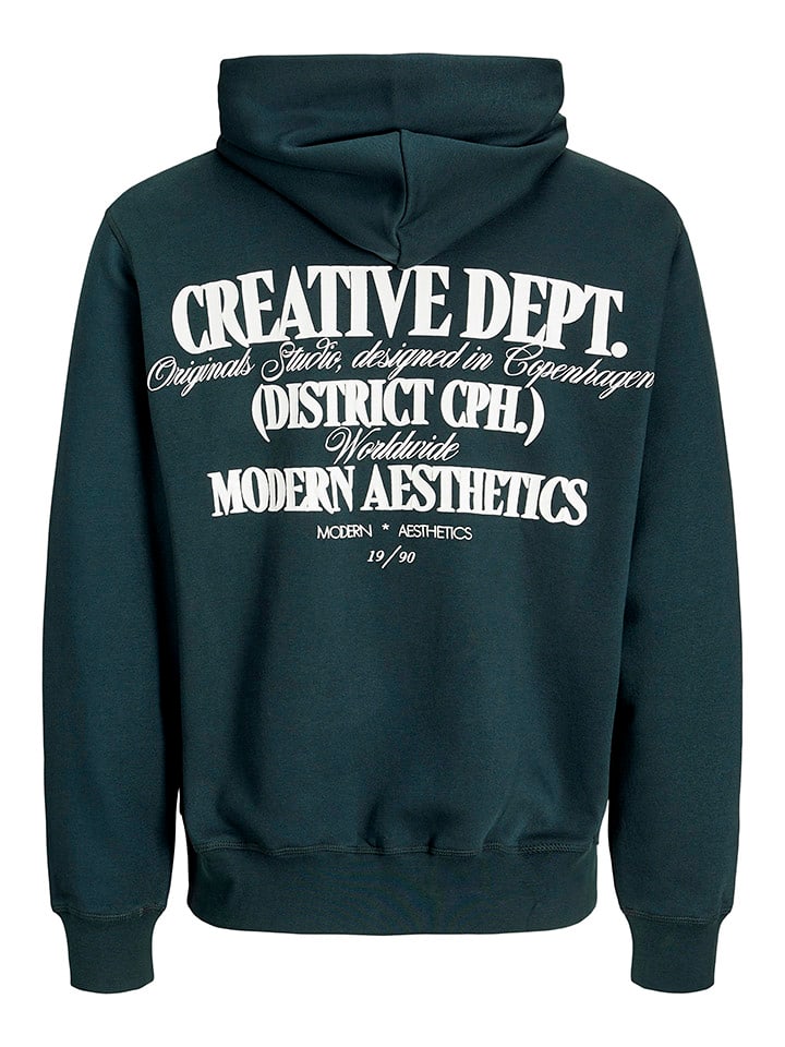 Mikina Jack & Jones Dunkelgrün 1416354 Hoodie in Dunkelgrün - 2
