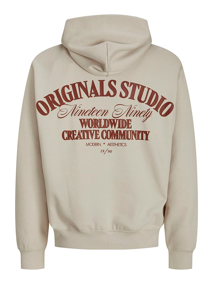 Mikina Jack & Jones Beige 3286874 Hoodie in Beige - 2