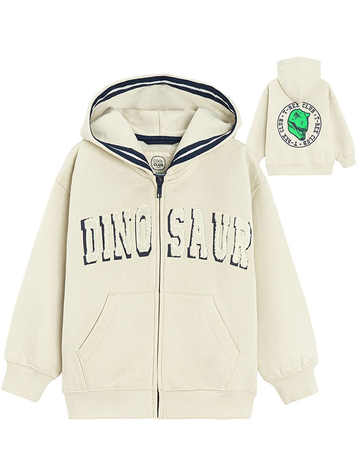 Detská mikina COOL CLUB Creme 7438082 Sweatjacke in Creme - 3