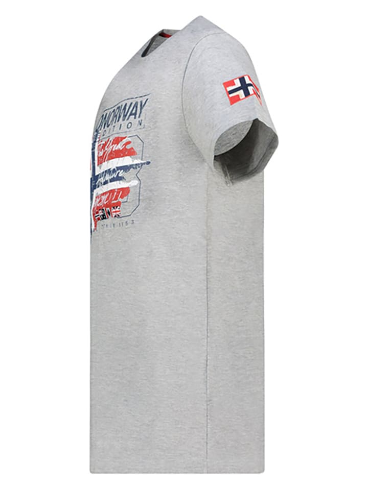 Tričko Geographical Norway Grau 6035743 Shirt "Jrusty" in Grau - 3