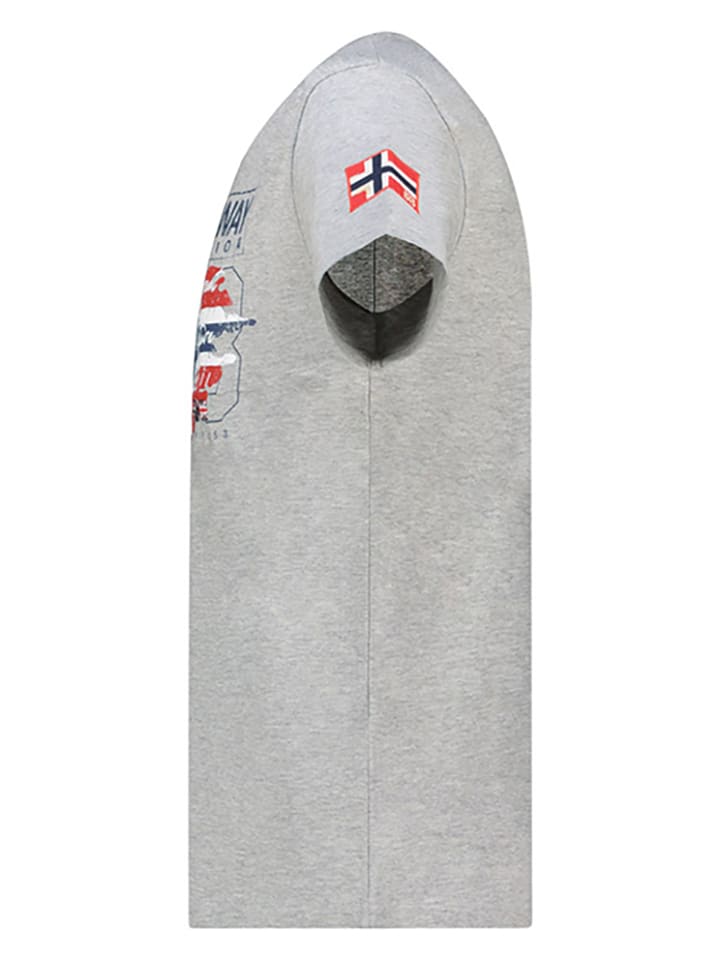 Tričko Geographical Norway Grau 6035743 Shirt "Jrusty" in Grau - 4