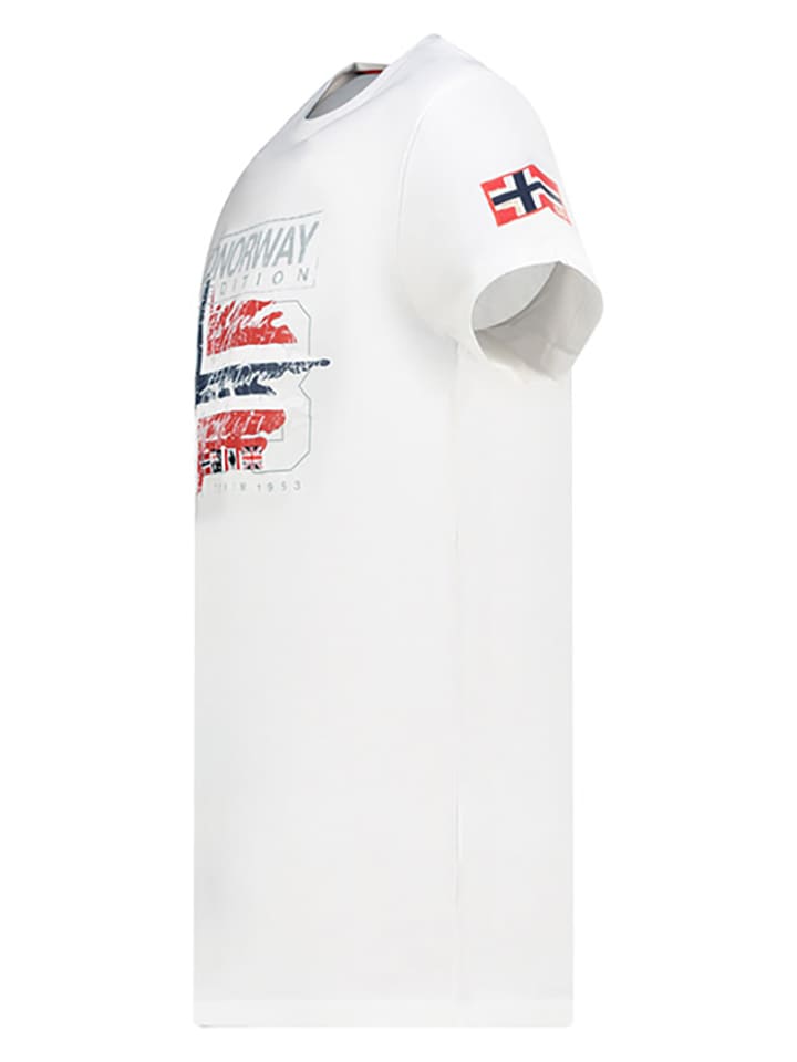 Tričko Geographical Norway Weiß 9947509 Shirt "Jrusty" in Weiß - 3
