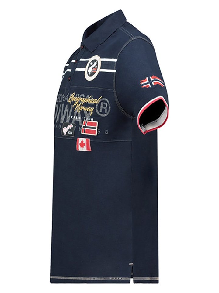 Tričko Geographical Norway Dunkelblau 4289449 Poloshirt "Karadock" in Dunkelblau - 3