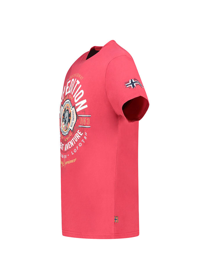 Tričko Geographical Norway Rot 9501339 Shirt "Jaldemar" in Rot - 3