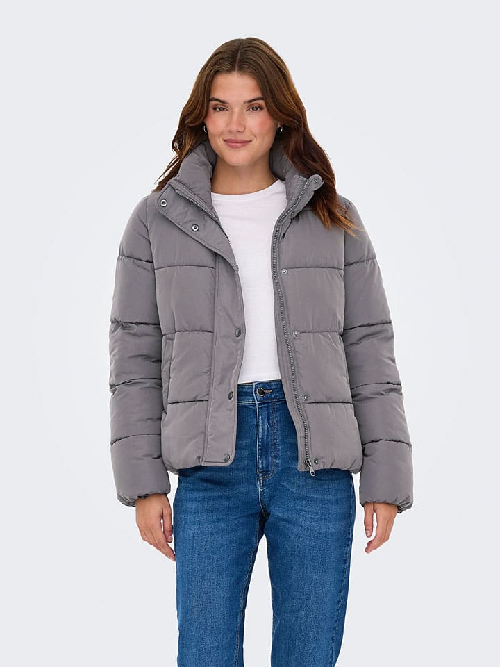Bunda ONLY Grau 6002635 Steppjacke in Grau - 3