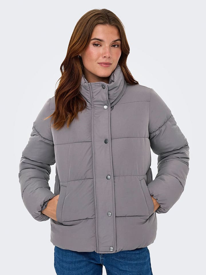 Bunda ONLY Grau 6002635 Steppjacke in Grau - 4