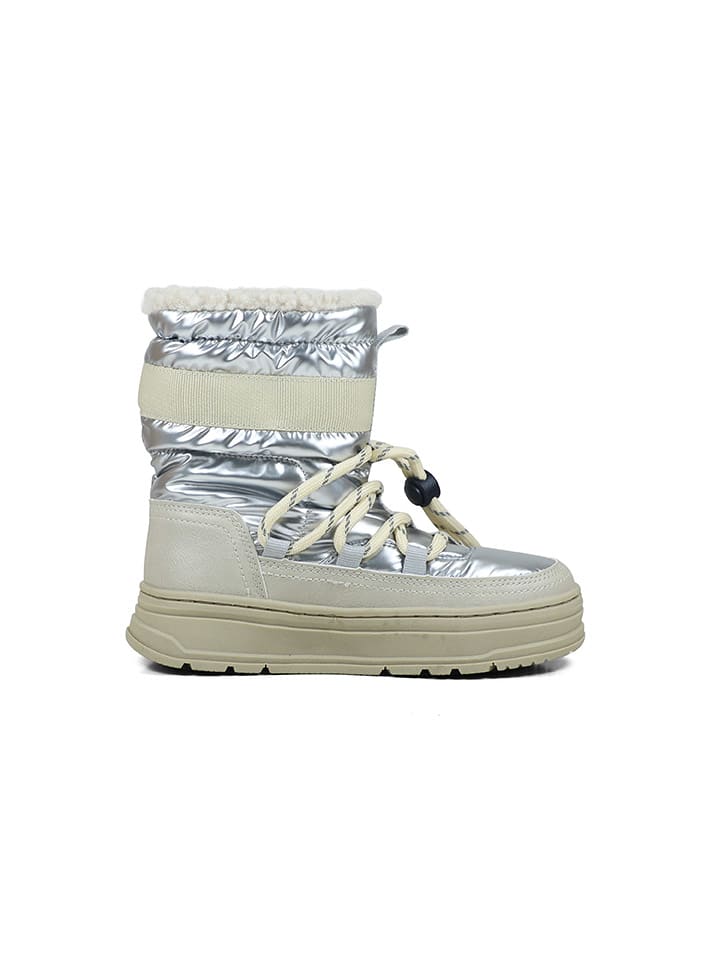 GAP Creme/ Silber 7624569 Boots "Paradise High" in Creme/ Silber - 3