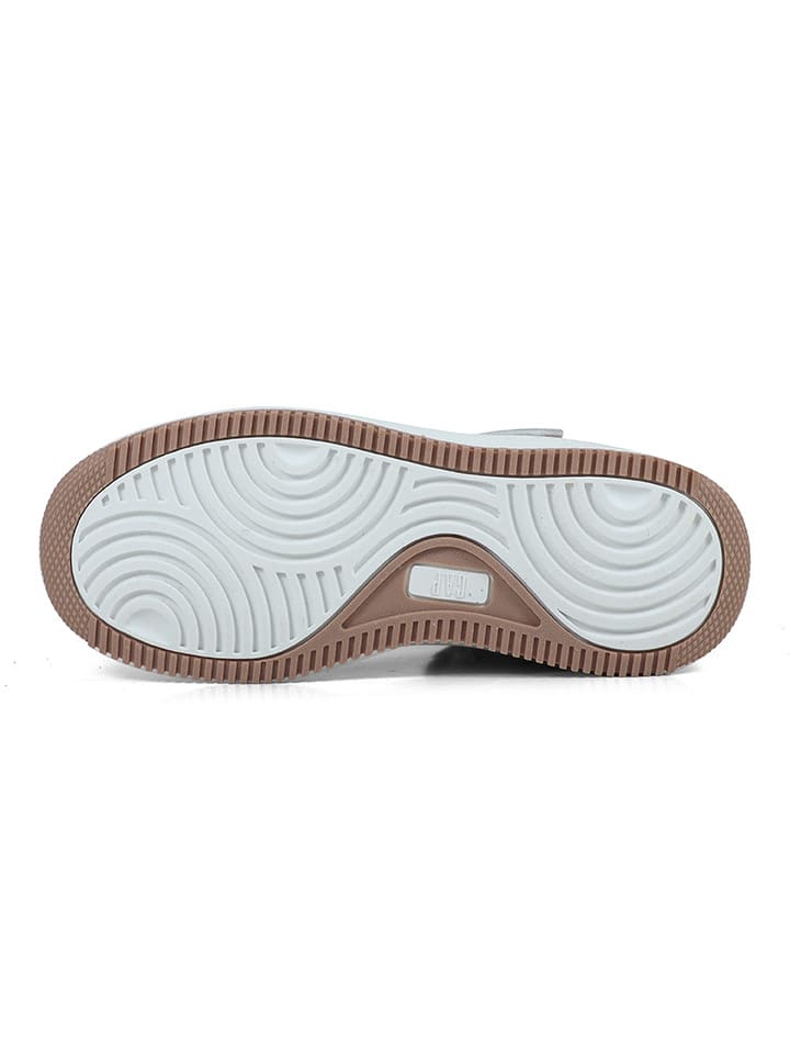 Boty GAP Beige/ Silber/ Weiß 169296 Sneakers "Boston Mid II" in Beige/ Silber/ Weiß - 5