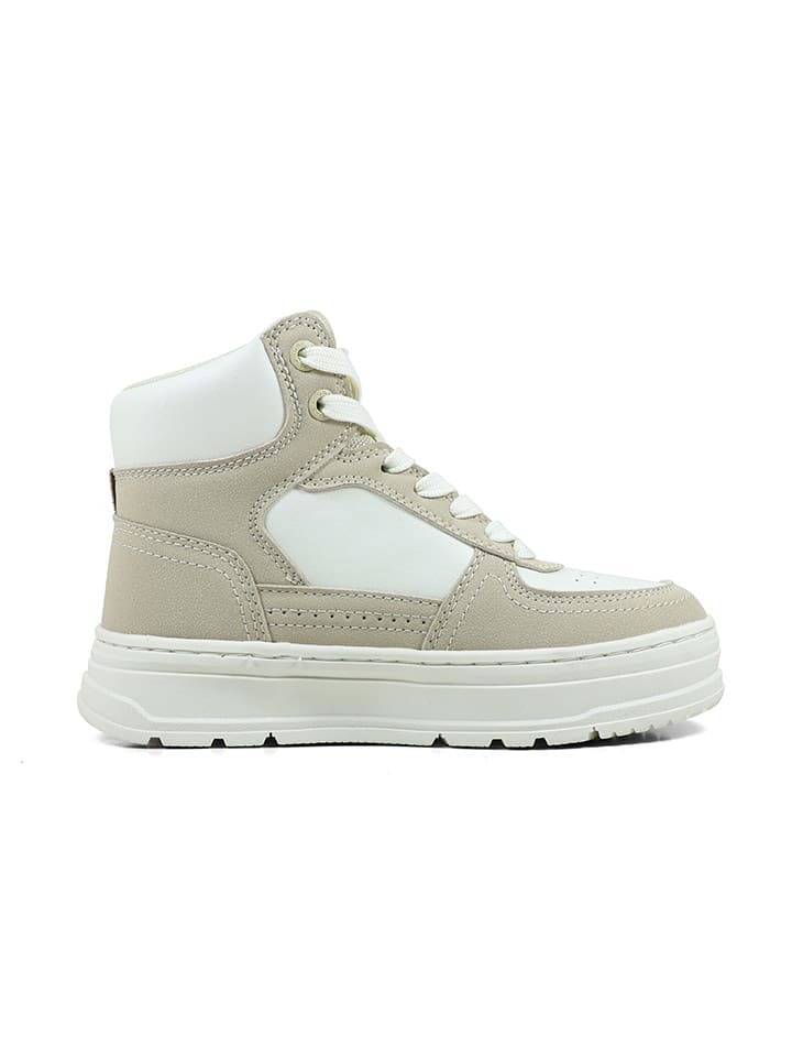 Boty GAP Creme 3839409 Sneakers "Paradise Mid" in Creme - 3