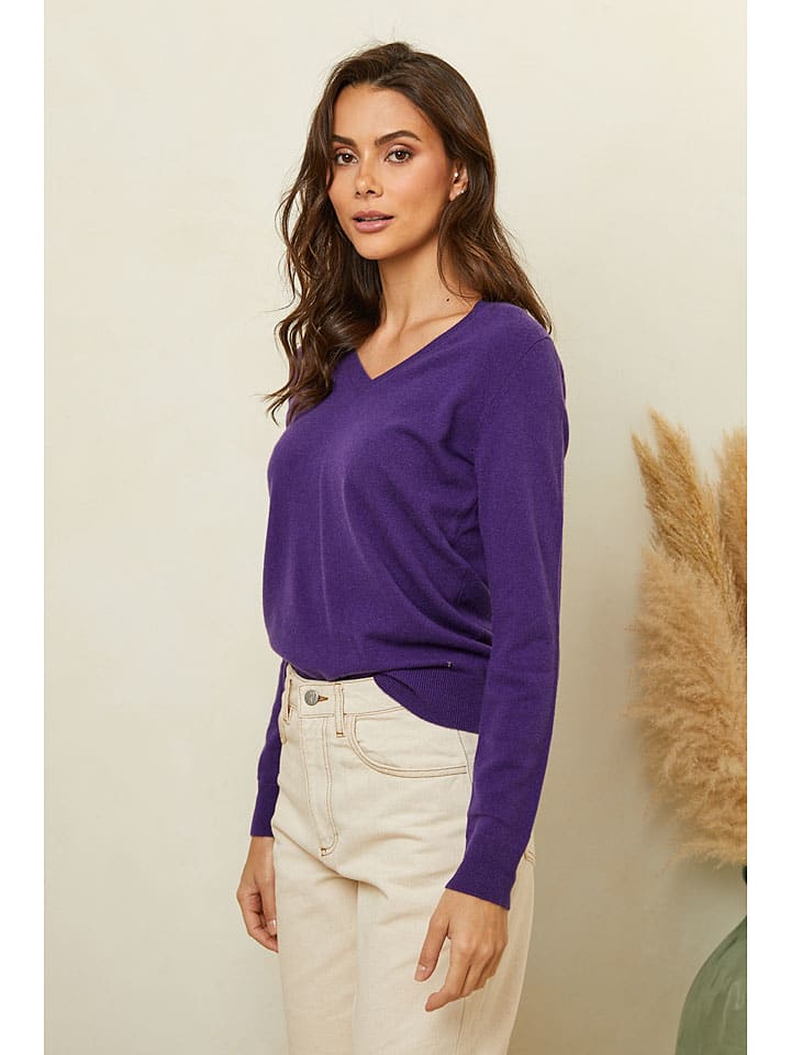 Soft Cashmere Lila 175197 Pullover in Lila - 2