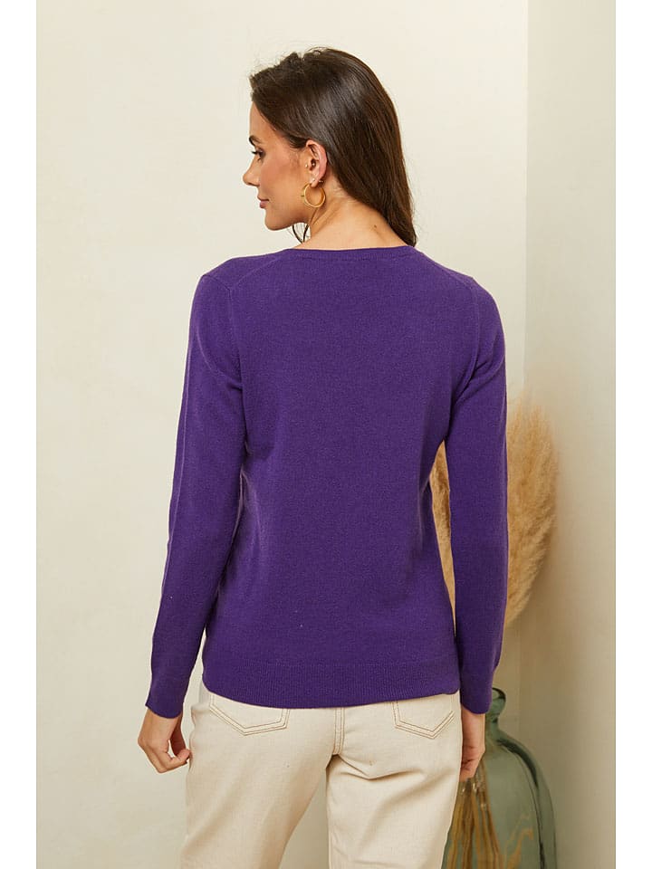 Soft Cashmere Lila 175197 Pullover in Lila - 3