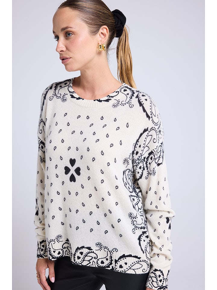Maison Héritage Cashmere Creme 4438527 Kaschmir-Pullover in Creme - 4