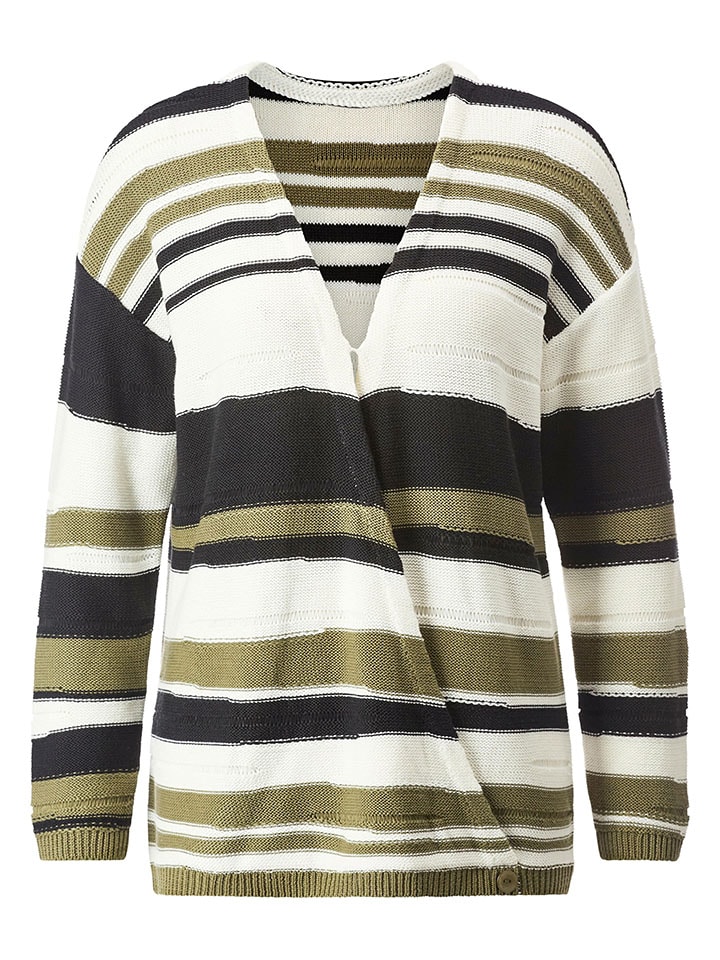 WITT WEIDEN Weiß/ Khaki 3099387 Pullover in Weiß/ Khaki in Weiß/ Khaki - 4