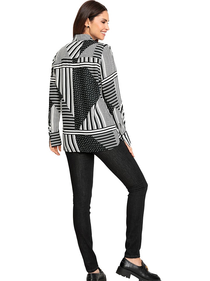 WITT WEIDEN Schwarz/ Weiß 2079971 Bluse in Schwarz/ Weiß - 2