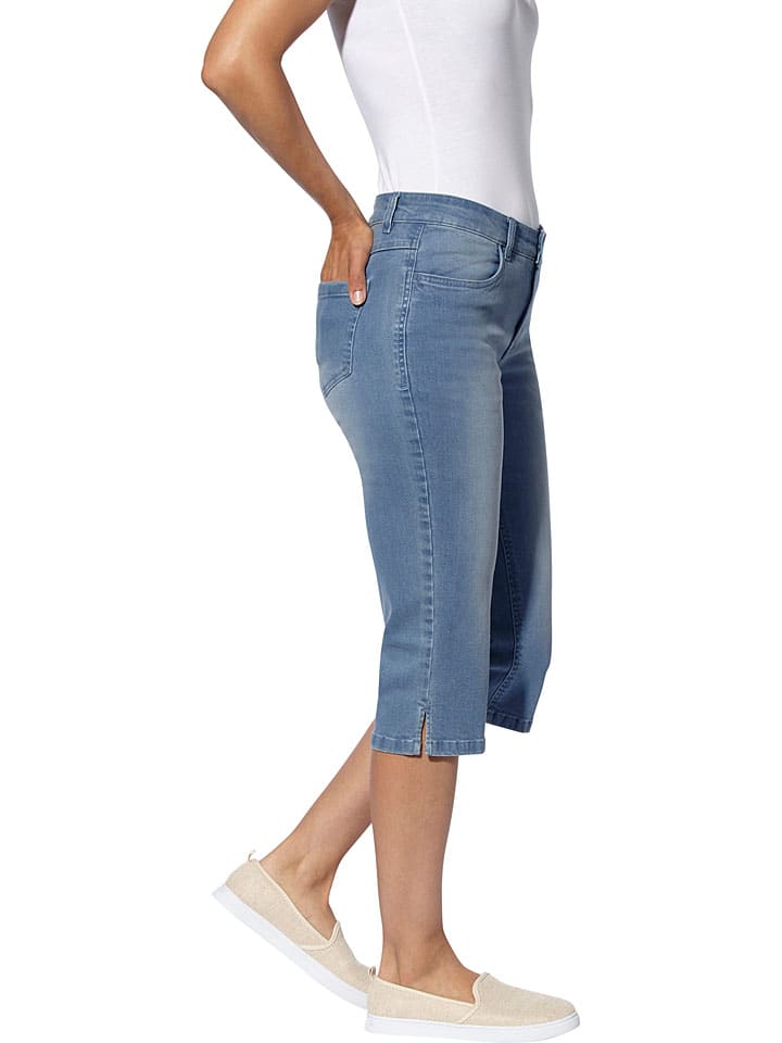 Kraťasy WITT WEIDEN Blau 5639920 Capri-Jeans in Blau - 2