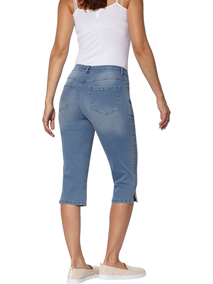 Kraťasy WITT WEIDEN Blau 5639920 Capri-Jeans in Blau - 3