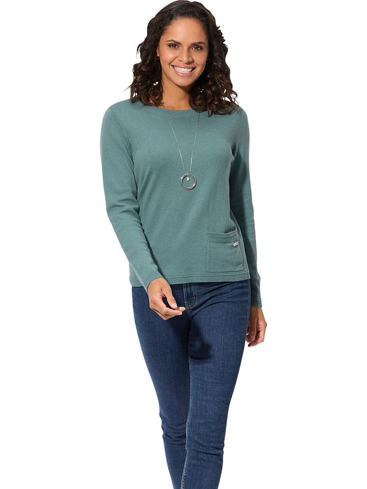 WITT WEIDEN Blau 841326 Woll-Pullover in Blau - 2